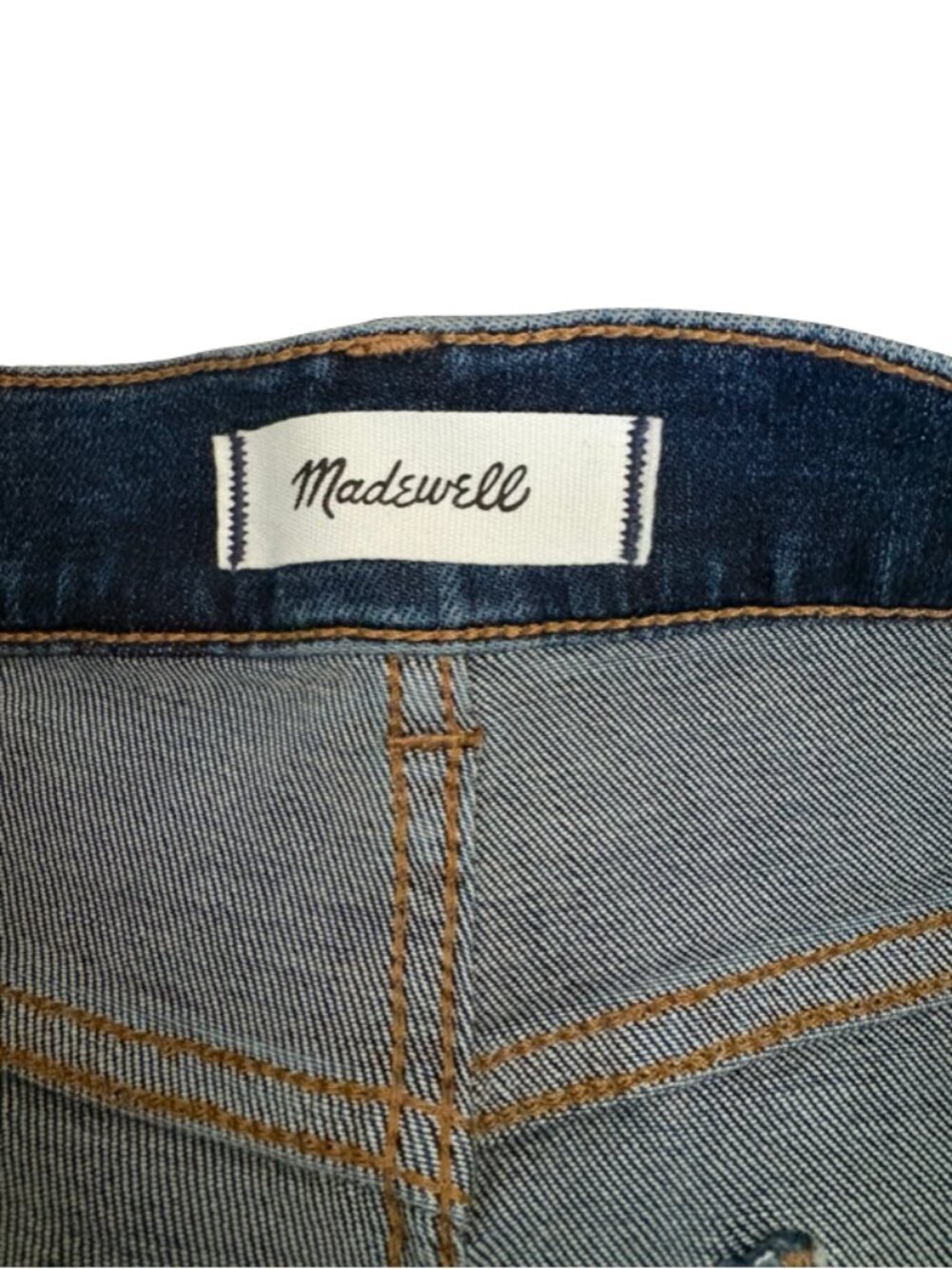 Madewell womens jeans size 28 blue wide leg high rise stretch denim - Picture 4 of 15